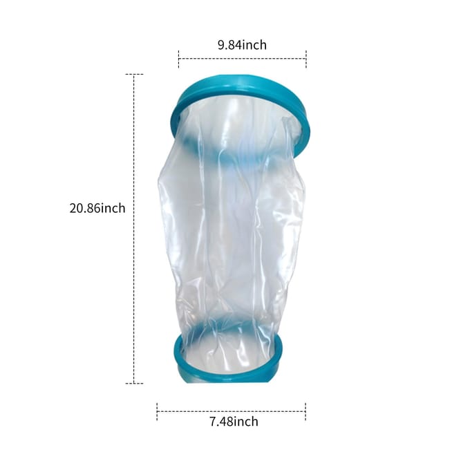 Arm Gipshoes Volwassene Waterdicht Herbruikbaar Been Hand Voet Enkel Knie Gips Foot white