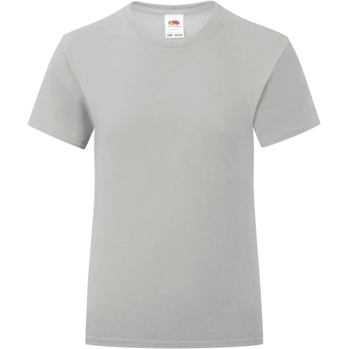 Meisjes-T-shirt Fruit of the Loom Iconic 150