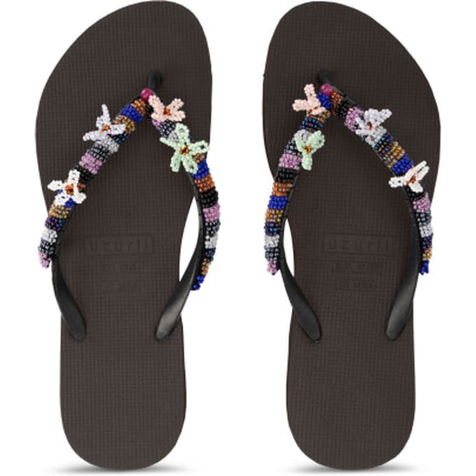 Uzurii | Teenslippers | Dames | Koffie | Maat 39/40