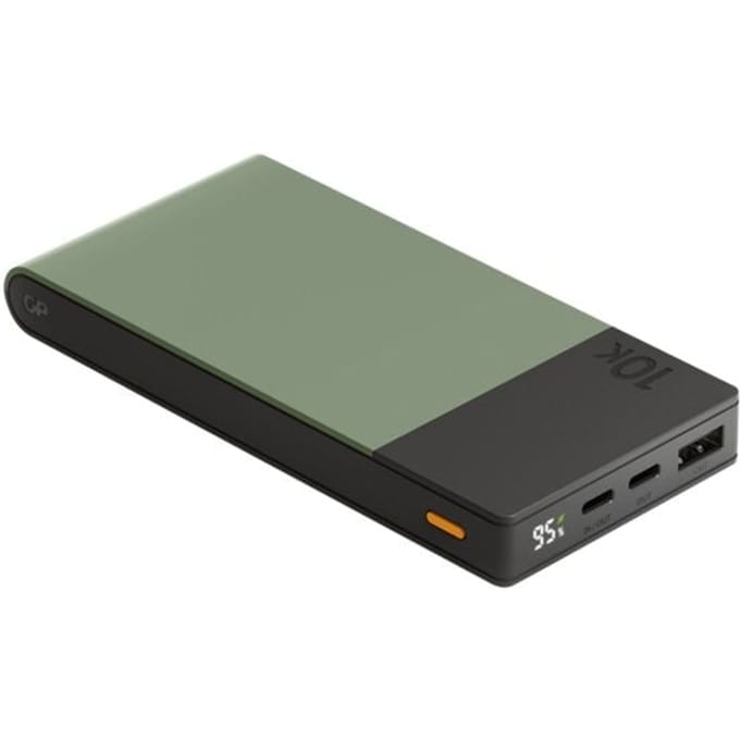 GP GPACCM10C000 Powerbank 10000 mAh LiPo USB-A, USB-C Mosgroen