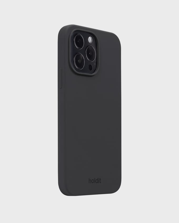 Phone Case Silicone Black iPhone 15 Pro Max