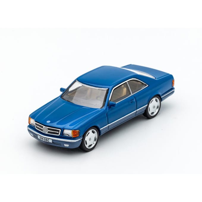 Dct 1/64 500Sec Coupé Allemand Rétro Modèle de Véhicule Moulé sous Pression en Alliage Avec Boîte d'Affichage Transparente Jouet de Collection Hobby Cadeaux