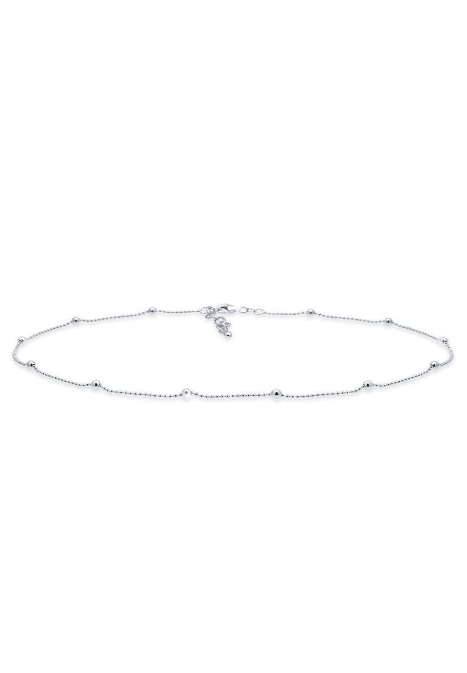 Elli - Halsketting - Dames Choker Basis Bollen in 925 Sterling Zilver - Dames