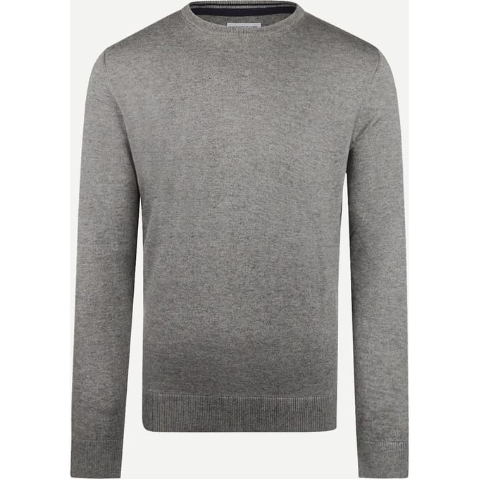 McGregor C-neck Sweater Medium Grey Melange Maat: XXL | Sweaters Outlet | Heren | Blauw