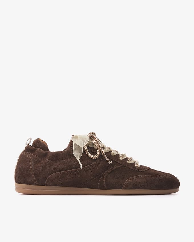 VIA VAI June Haylee Sneakers Dames - Suède - Bruin - Maat 36