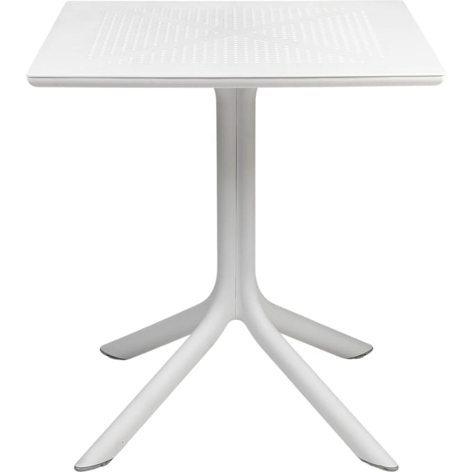 Nardi Clip 70 Bistrotafel - bianco - 70 x 70 cm