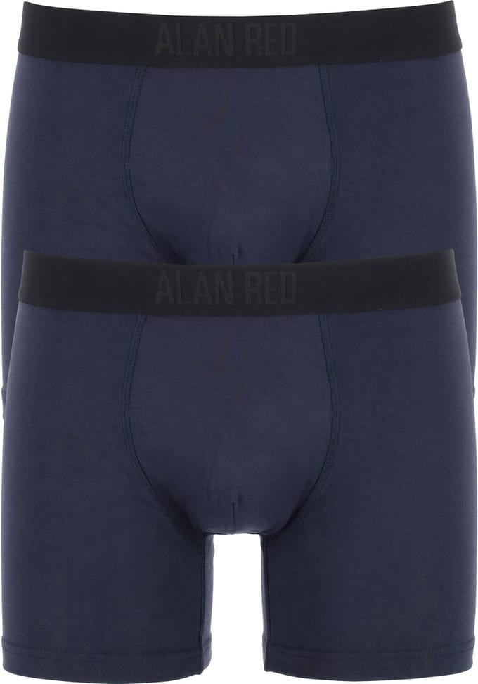 ALAN RED boxershorts Bomber bamboo (2-pack) - donkerblauw
