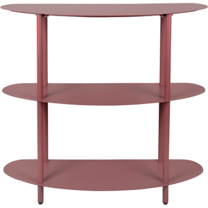 Leitmotiv - Wandkast Riqueza - Rood - 90x28x82 cm