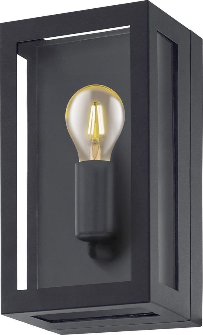 Toolight App1304-1W Wandlamp Zwart 12X15X25Cm