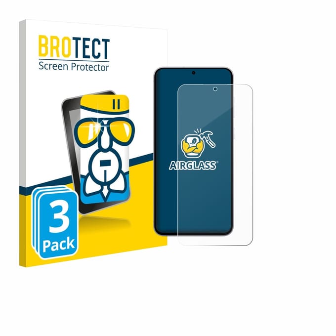 Screenprotector 3 Stuks voor Samsung Galaxy S25 FE Enterprise Edition Beschermglas transparant