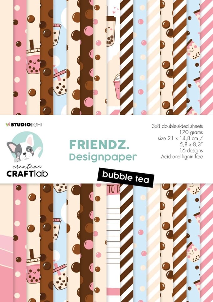 Paperpad Bubble tea - Friendz nr. 116