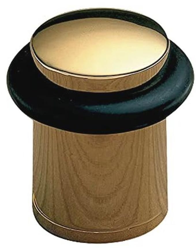 Decoratieve deurstopper goud met antislip rubberen band voor doorgangsdeuren