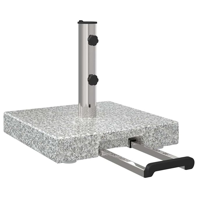 vidaXL - Parasolvoet - Grijs - 41 - x - 41 - x - 37 - cm - Graniet