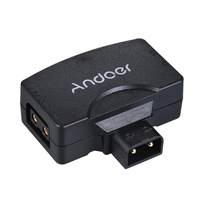 D-Tap naar USB batterijlader adapterconnector voor SONY BMCC V-Mount V-Lock black