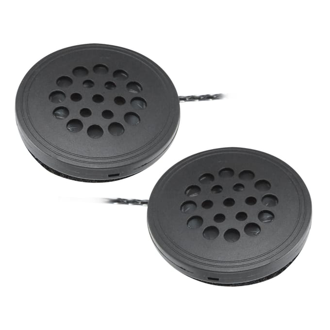 Bedrade Helmhoofdtelefoons Intercom Hoge Fidelity HD Microfoon Handsfree black