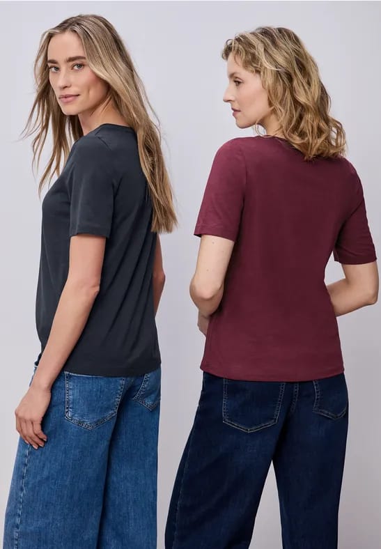 Basic Shirt in een 2-pack