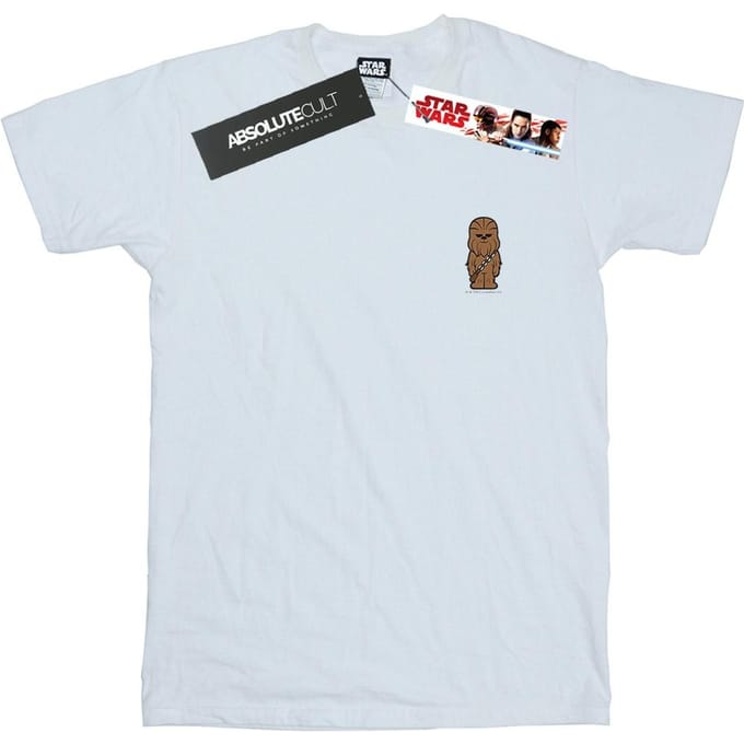 Star Wars Heren Chewbacca Chest Print T-Shirt (Wit)