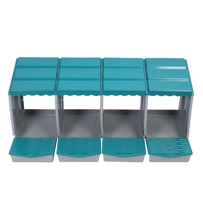 Kippennestkast PP Kippenei Legbox voor Kippen Eenden Pluimvee Comfortabel Ruim Gemakkelijk Schoon te Maken Type 3