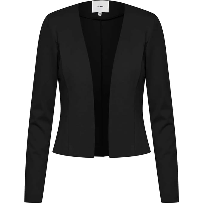 Regular fit blazer met opengewerkte voorkant, model 'KATE'