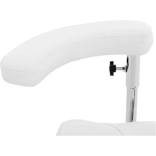 physa Zadel stoel met armleuning - 51-61 cm - 150 kg - Wit 10040493