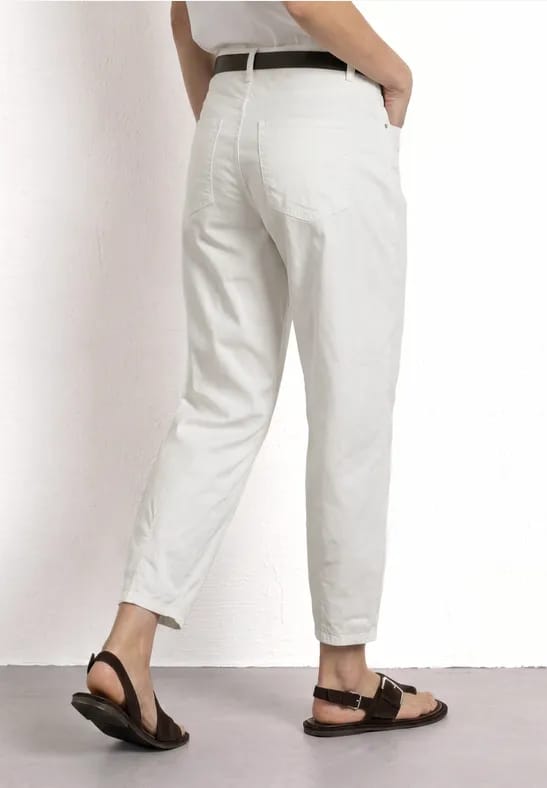 High Waist Barrel Leg broek