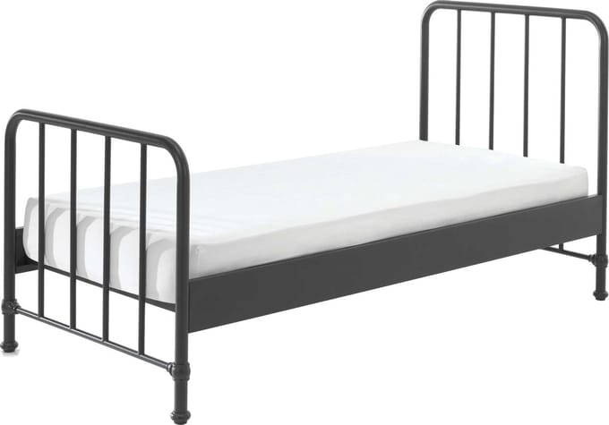 Vipack Bed Bronxx - 90 x 200 cm - zwart