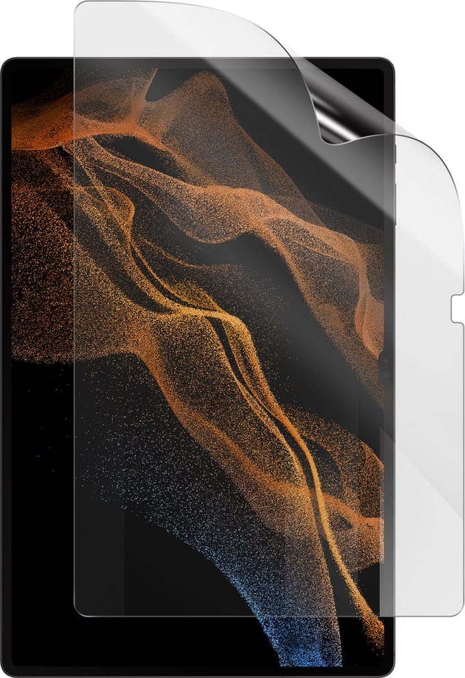 Avizar Flexibele Screenprotector Geschikt voor Samsung Tab S8 / S9 / S10 Ultra, Transparant