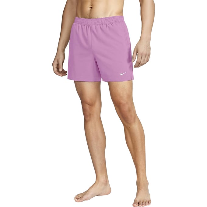 Nike Heren geborduurd logo zwembroek Regular (Magenta)