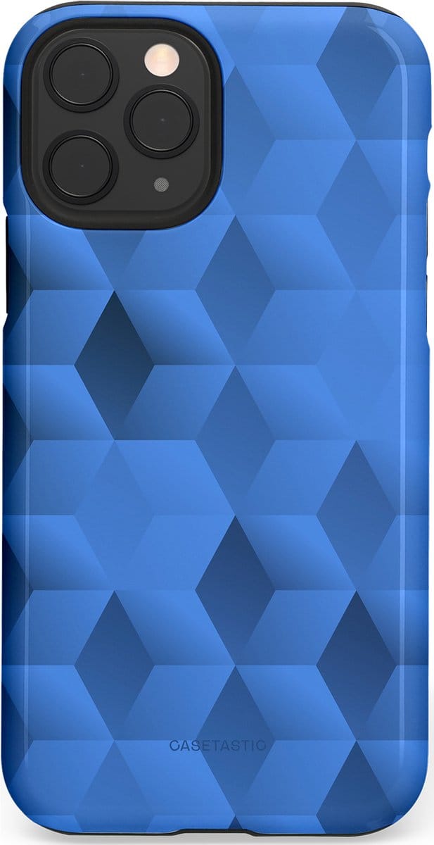Casetastic Hoesje Geschikt voor Apple iPhone 11 Pro - Stijlvolle Beschermende Duo-layer Case - Hexaflow