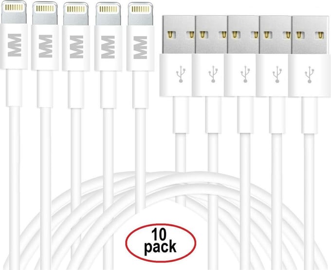 MMOBIEL 10 STUKS! USB naar 8 pin lightning kabel voor iPod iPhone en iPad MMOBIEL