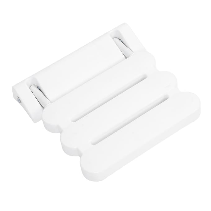 Opvouwbaar Douchezitje Wandmontage voor Ouderen Senioren Gehandicapten Antislip Badkamer Opklapbare Stoel Kruk white