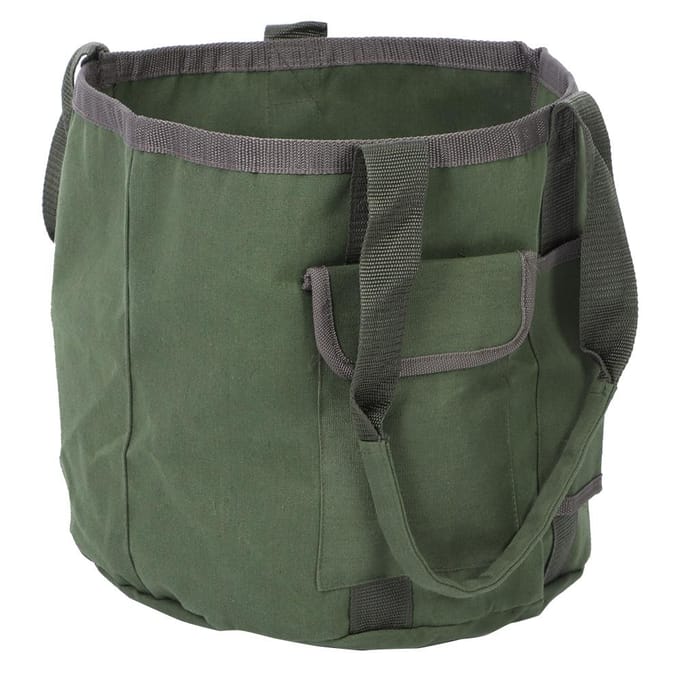 Waterdichte Tuingereedschapstas Pouch Draagbare Tuingereedschap Emmer Houder Organizer black