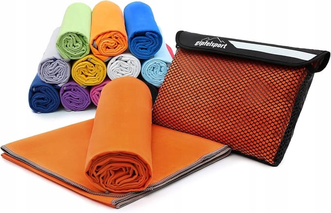 Sneldrogende microvezel handdoek 80x40cm - Sport, Strand, Reizen