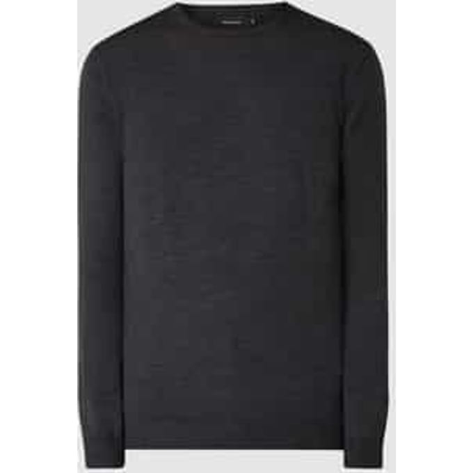 Gebreide pullover van scheerwol model 'Margrate Merino'
