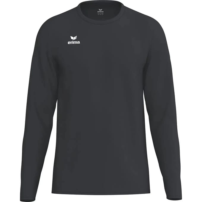 Erima Intro Voetbalshirt Lange Mouw Heren - Zwart | Maat: M