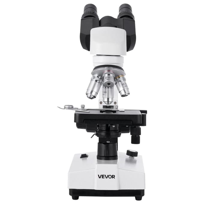 Kit de Microscope Composé Binoculaire 40-5000X Double Étage Deux Jeux d'Oculaires