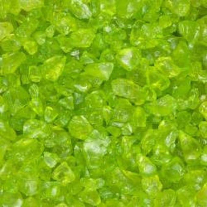 Decoratieve Gekleurde Glassteentjes / Gekleurd Glas - Groen - 4-10mm - 1kg
