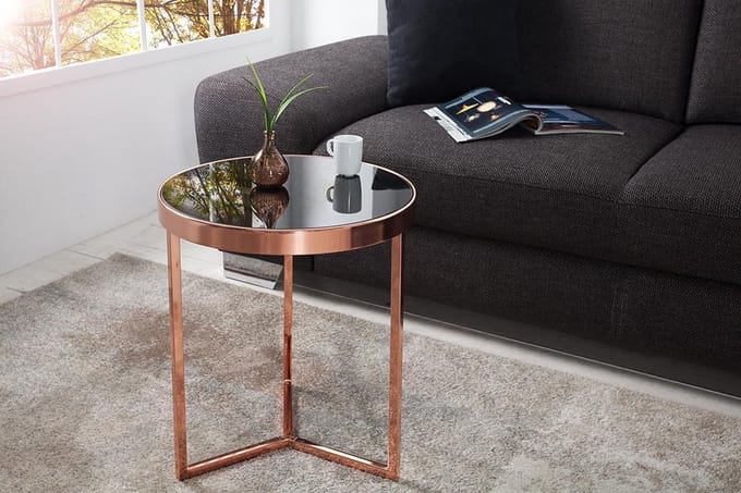 Salontafel Koper Zwart   45cm
