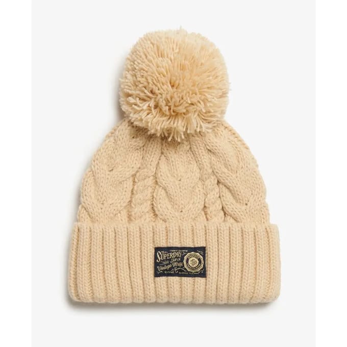 Superdry Chunky Cable Beanie Dames