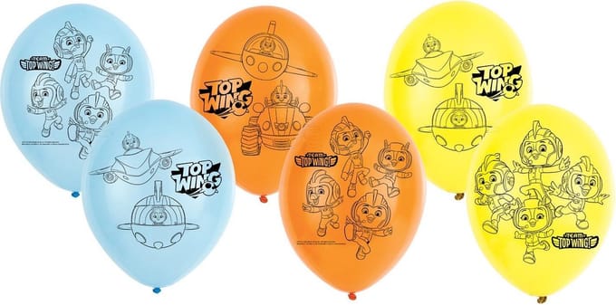 Amscan Ballonnen Top Wing 28 Cm 6 Stuks