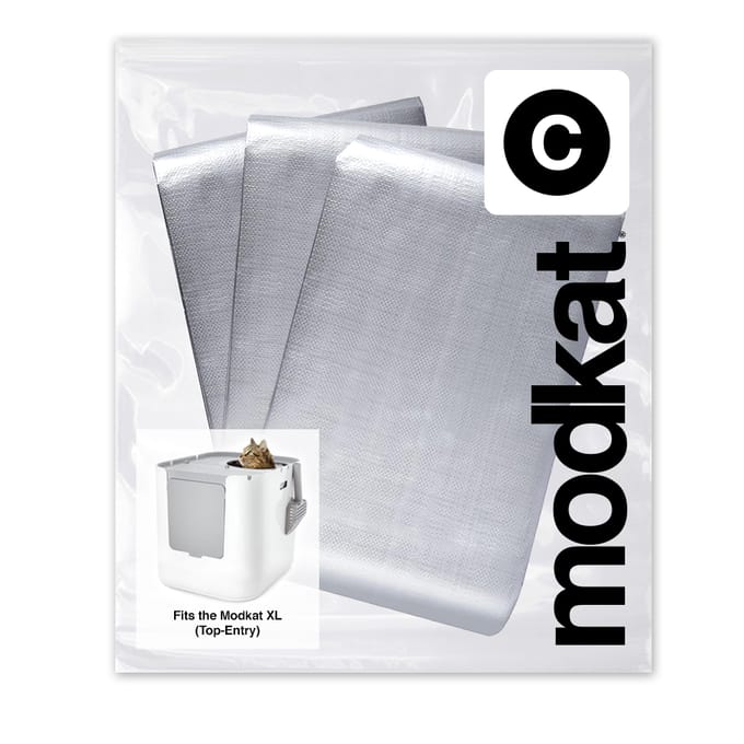 3x Grit-zeil voor Modkat XL Kattenbak (ingang: bovenkant)