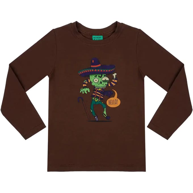 Meisjes-T-shirt met lange mouwen Raspberry Republic Fiesta