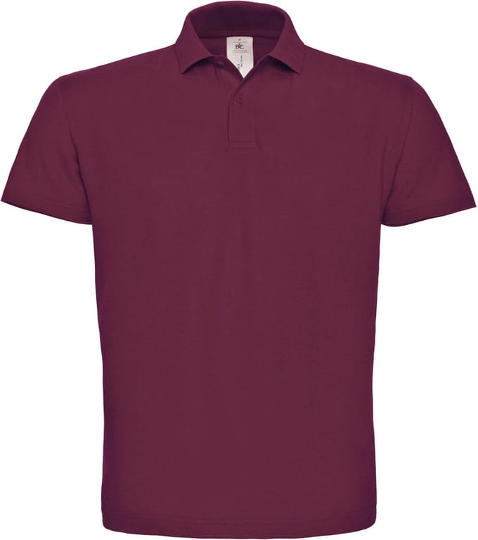 B&C Id.001 Polo Shirt CGPUI10 - Wine - M