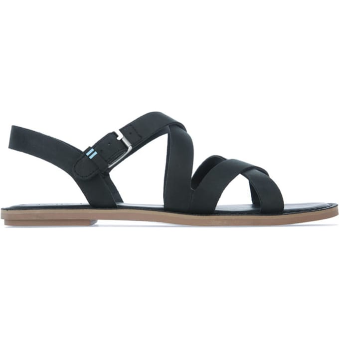 Toms Sicily damessandalen, zwart