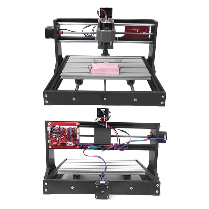 CNC 3018 ProMini Graveermachine DIY Router Kit voor Plastic Hout Acryl 110?240V gray