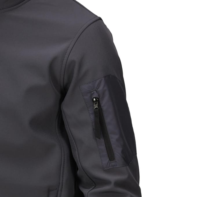 Regatta Heren Arcola Soft Shell Jas (Afdichting Grijs/Zwart)