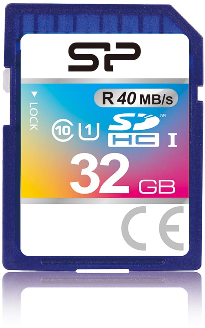 SiliconPower 32GB SDHC CL10 - Flash Card