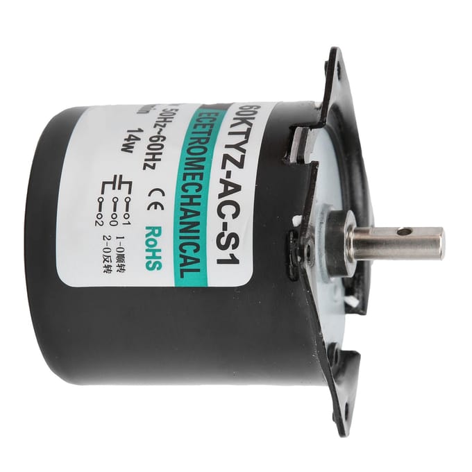 AC Synchrone Motor 14W 2-weg Hoge Torsie Permanente Magneet Centrale As Beugel