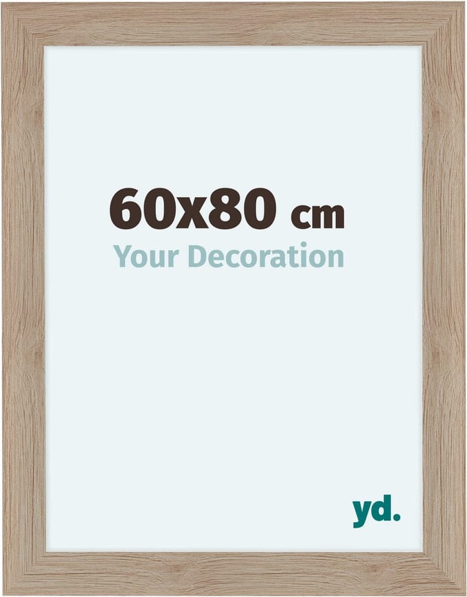 Your Decoration - Fotolijst 60x80 cm - MDF - Eiken Licht - Como