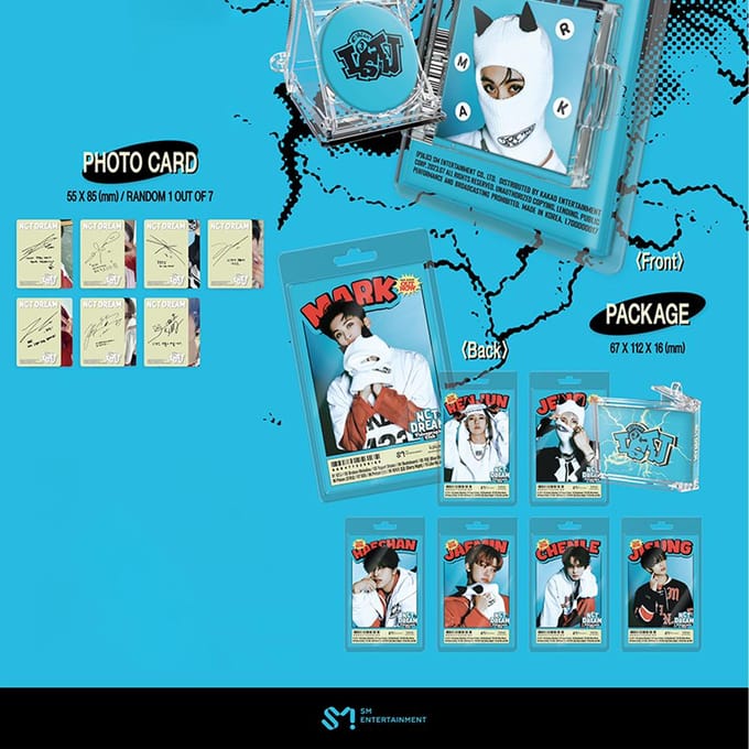 NCT DREAM 3e Album 'ISTJ' (SMini-versie.) RANDOM black